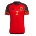 Belgien Toby Alderweireld #2 Replika Hemmatröja VM 2022 Kortärmad